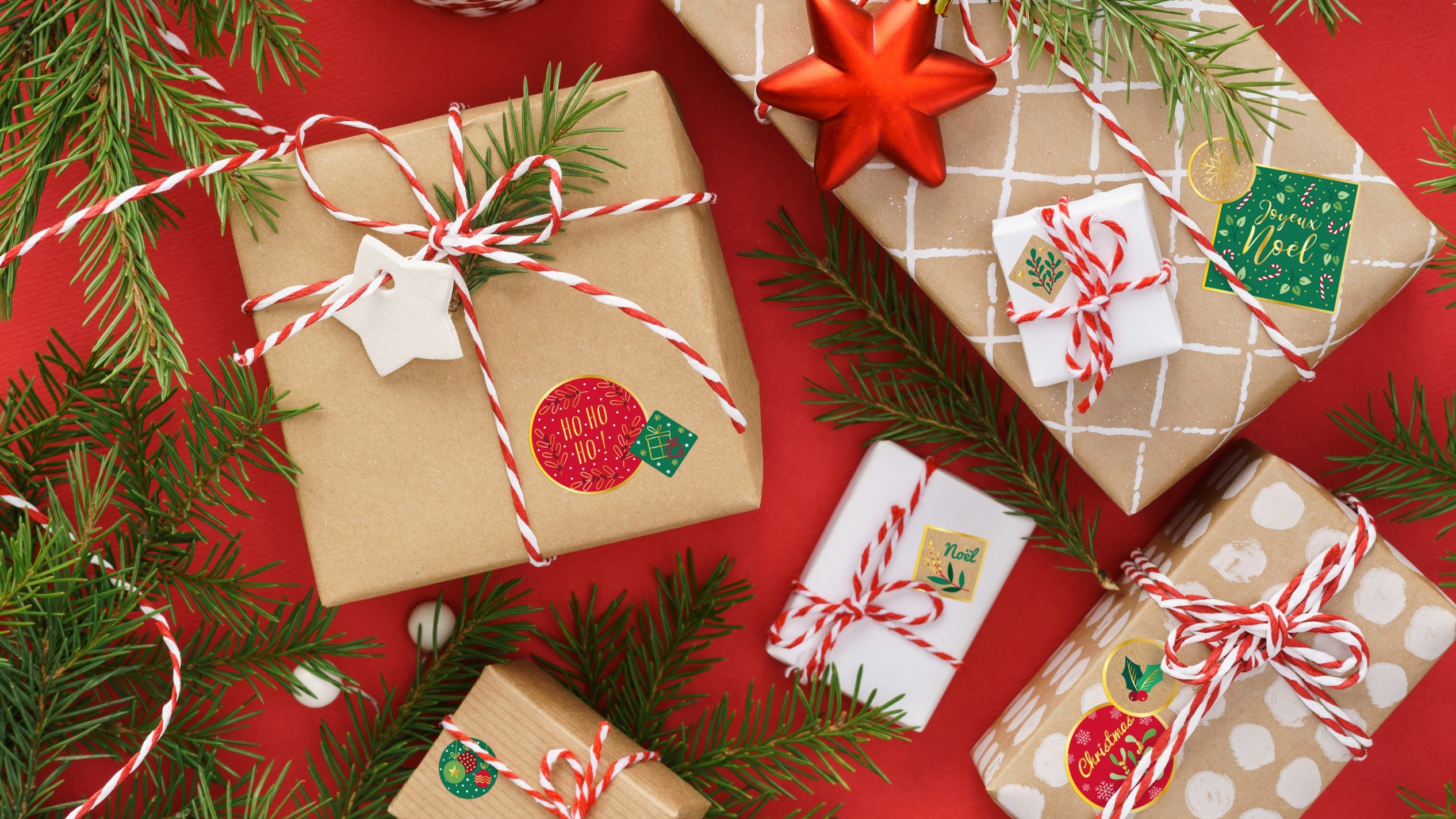 Etiquettes de Noël