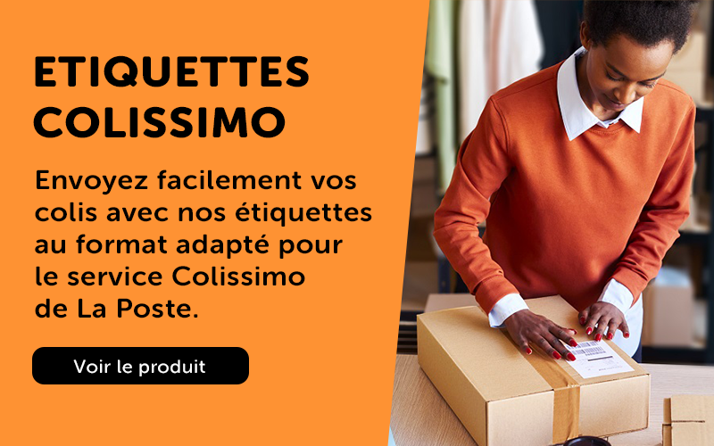 Etiquettes colissimo pour l'expédition de colis