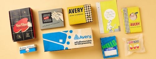 Avery, fabricant d'étiquettes depuis 1935