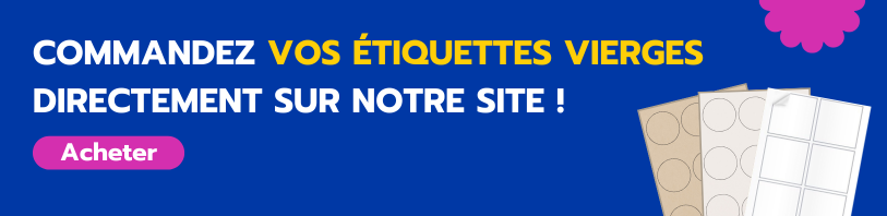 étiquettes vierges en ligne