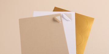 étiquettes vierges en planches A4