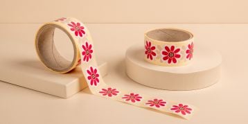 stickers personnalisés en rouleaux