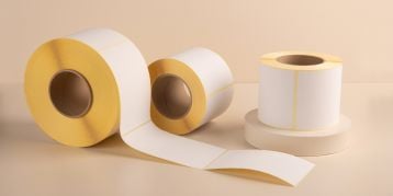 Rouleaux d'étiquettes thermiques vierges