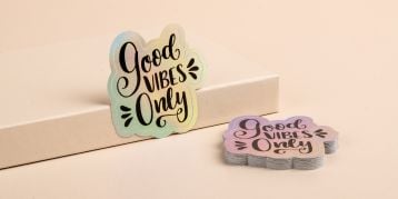 stickers découpés à la forme