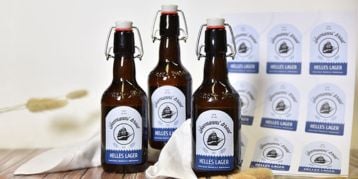 Etiquettes personnalisées pour bouteilles