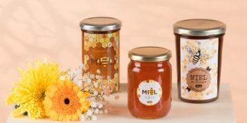 Etiquettes personnalisées pour le miel
