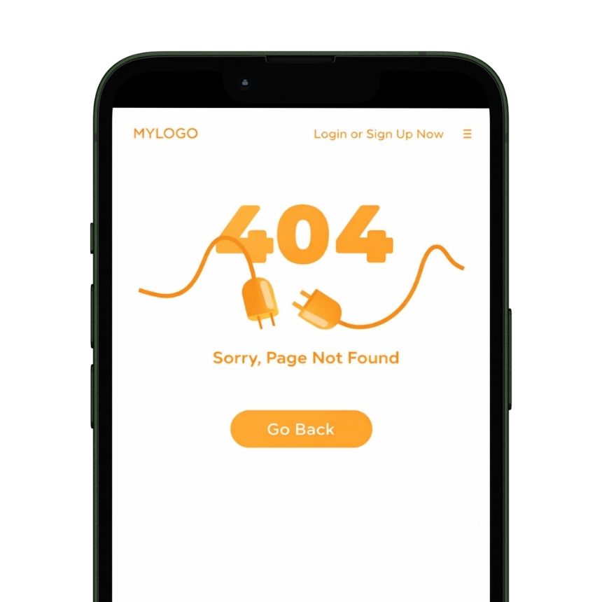 Erreur 404, page introuvable en raison d'un problème avec le lien de redirection du QR code