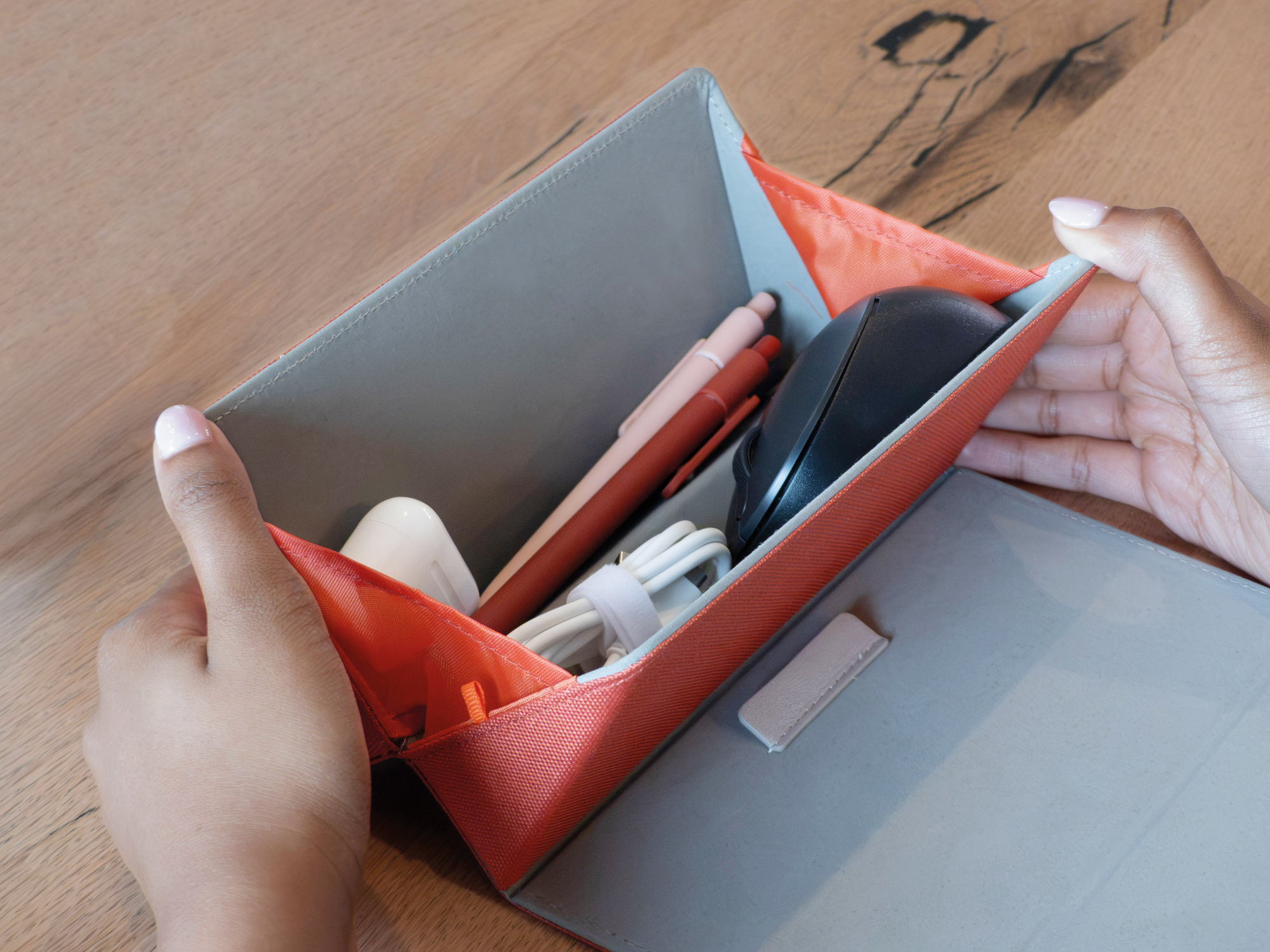 trousse de bureau nomade pour petits accessoires