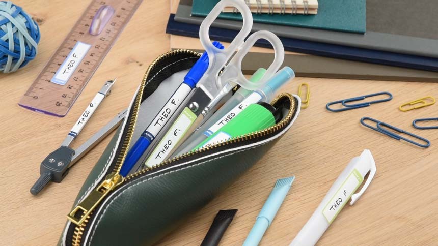 Étiquettes spéciales pour les stylos
