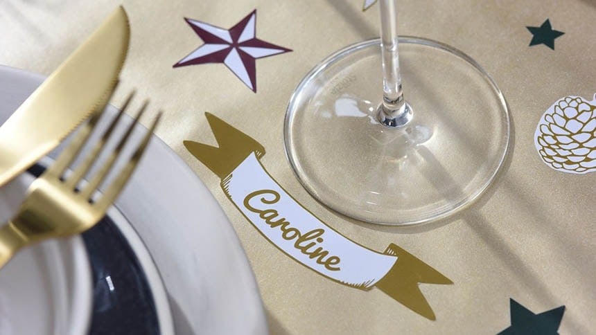 marque place noel personnalise