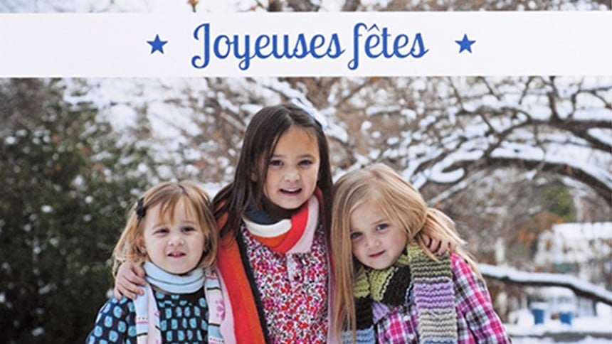 carte de voeux enfants