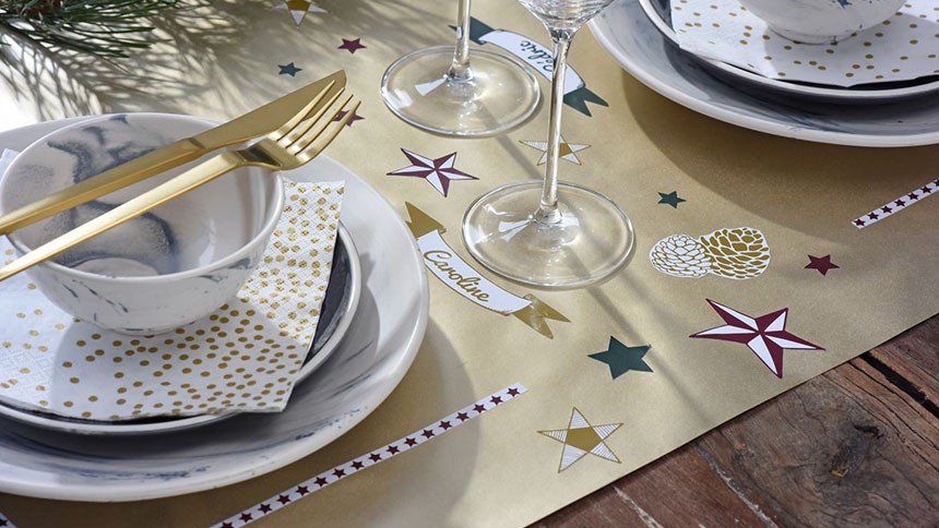 decoration noel table