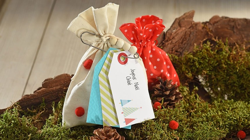 etiquettes perforee cadeaux