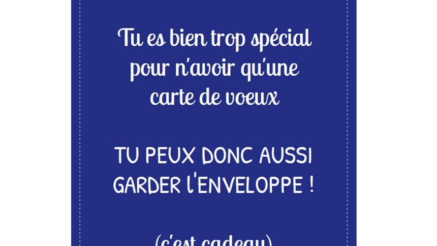 carte voeux idee