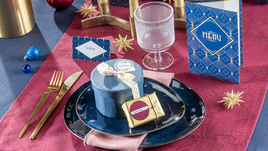 table noel chic et festive