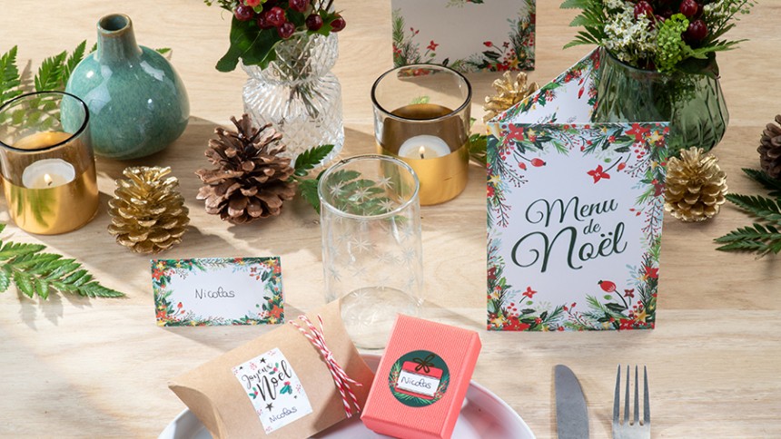 table noel tendance