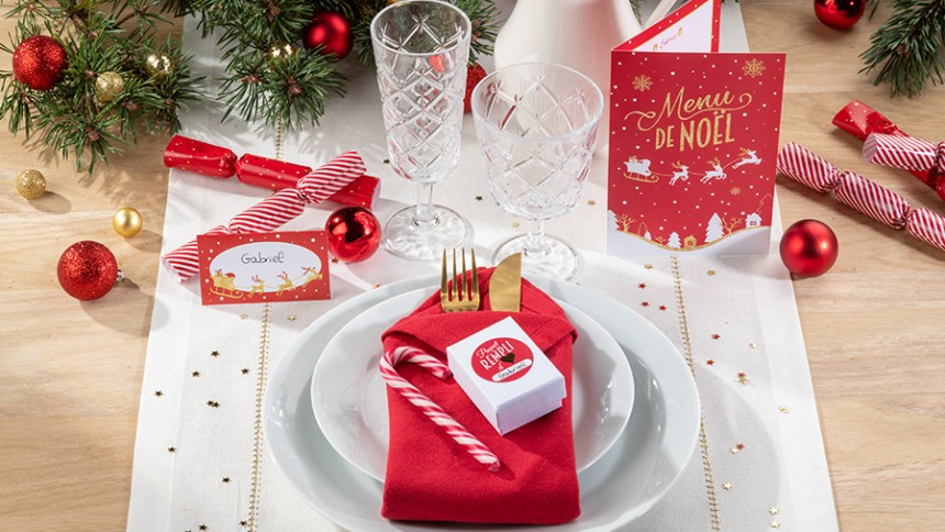 table noel traditionnelle