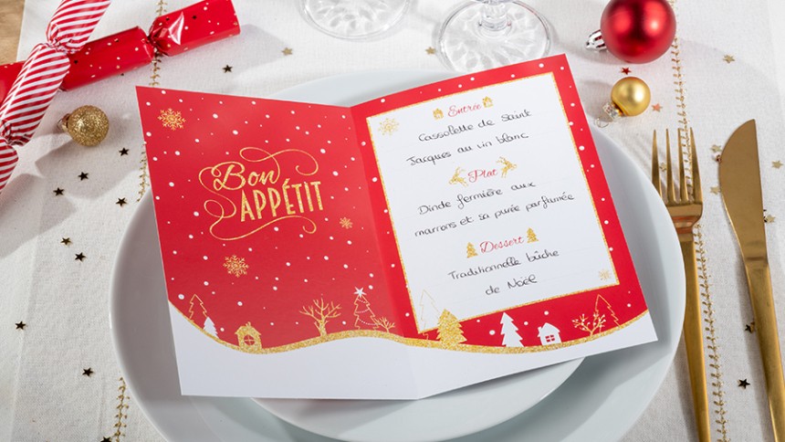 menu noel traditionnel