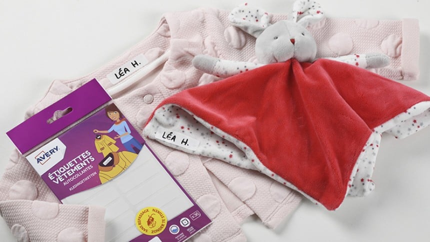 etiquettes vetements autocollantes doudou