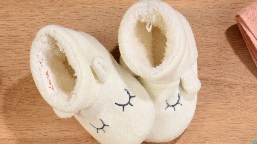 Etiquettes chaussons bébé