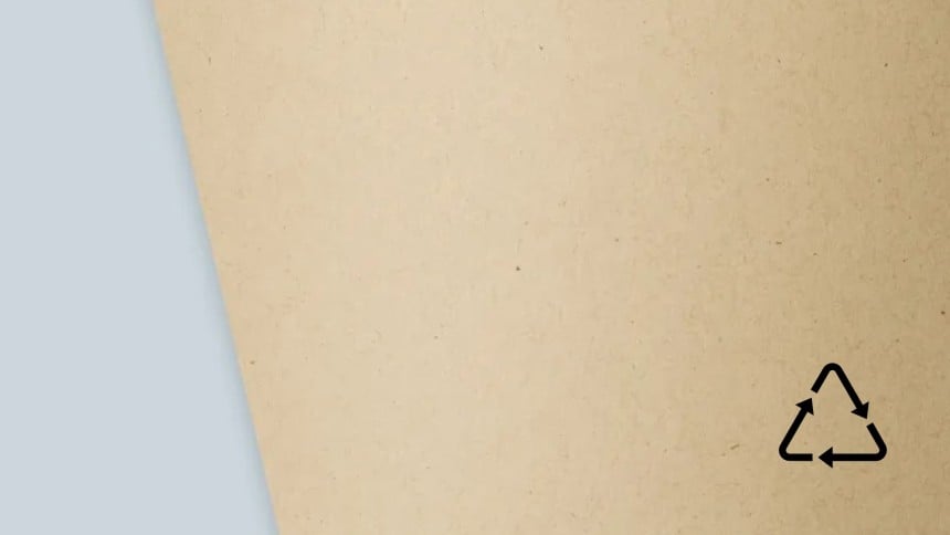 Etiquettes en papier kraft recyclé