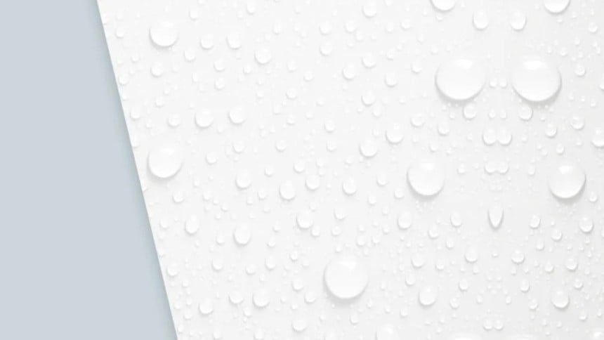 Etiquettes en plastique blanc