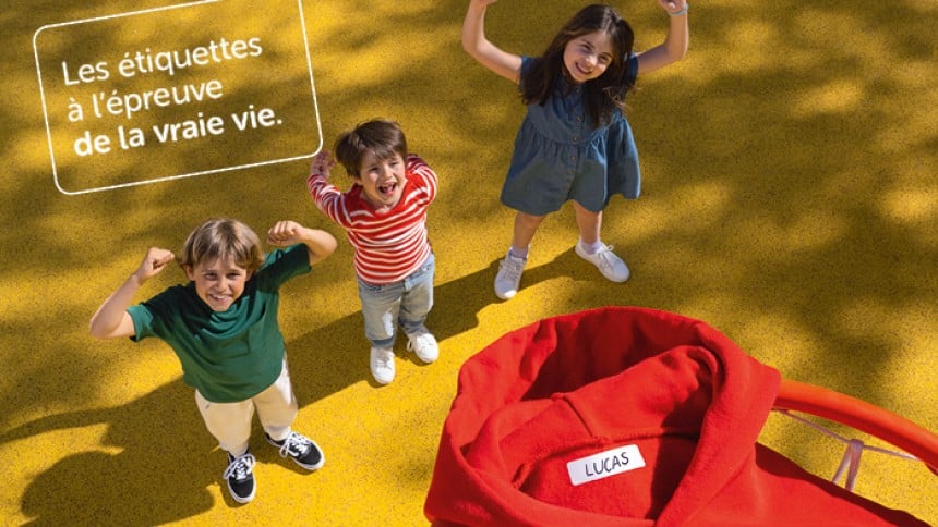 Etiquettes à l'épreuve de la vraie vie pour marquer les affaires des enfants