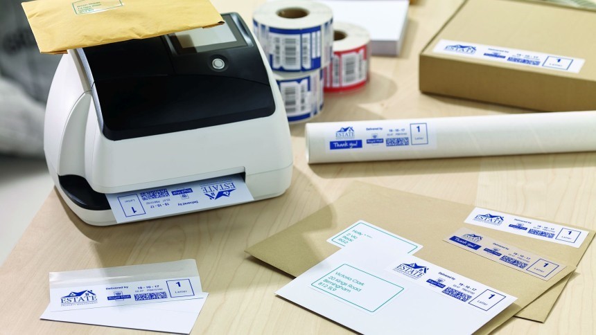Etiquettes affranchissement Avery pour machine à affranchir