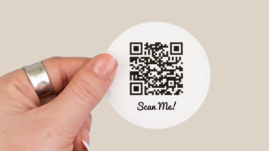 Sticker QR code