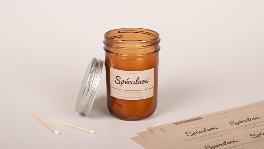 étiquettes bougies personnalisée spéculoos