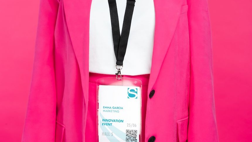 porte-badge avec tour de cou