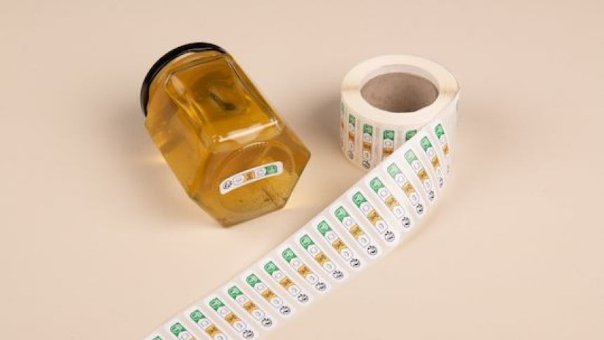 1000 étiquettes infotri en rouleaux pour pots et bocaux