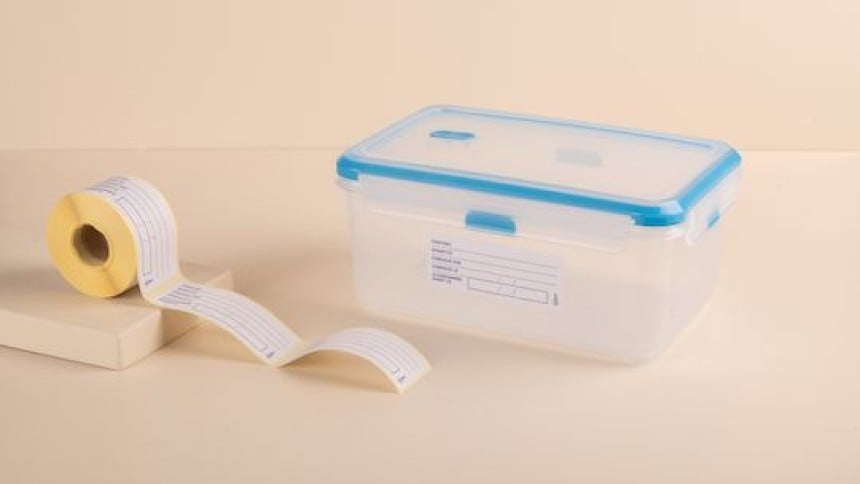 Etiquettes de traçabilité alimentaire en rouleau