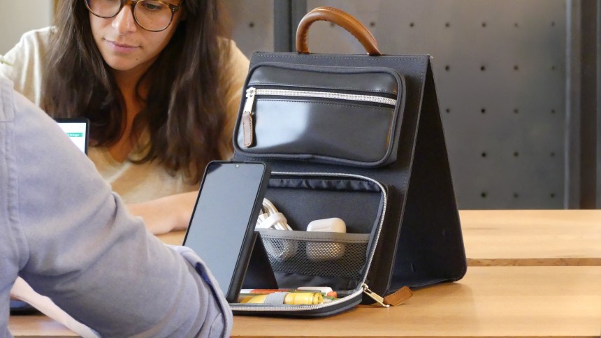 Organisateur de Bureau Nomade Gris