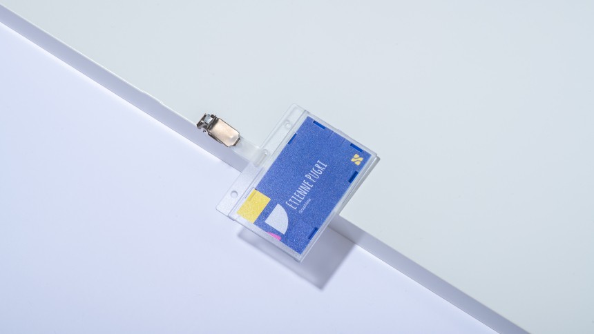 porte-carte transparent