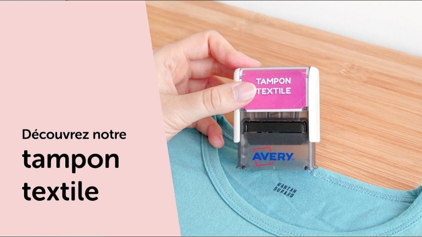 Tampon textile personnalisé pour enfant à 20,58€