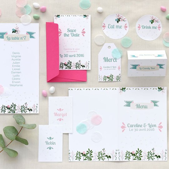 modeles mariage cartes