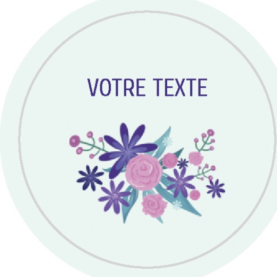 Étiquette autocollante / Stickers - Thème Champêtre bohème & Pêche - Mmez  Creazioni