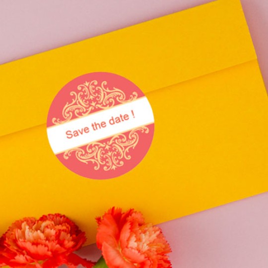 modele etiquette mariage oriental