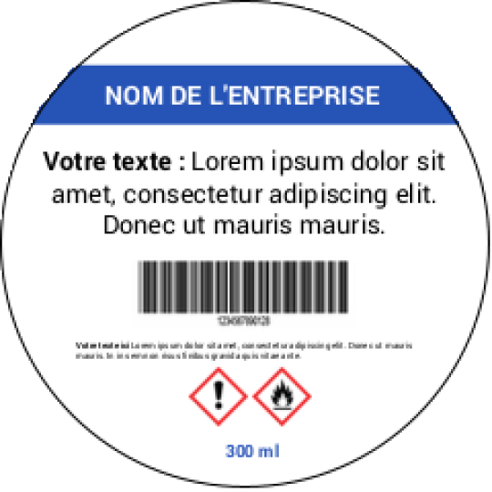etiquette bougie clp