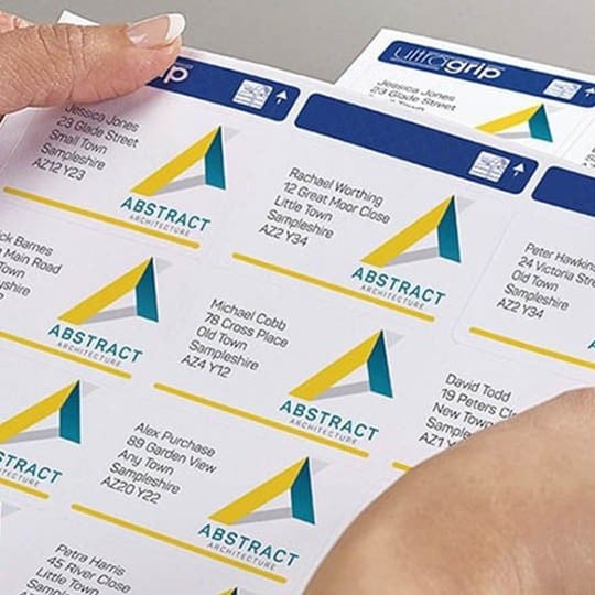 etiquettes autocollantes ultragrip