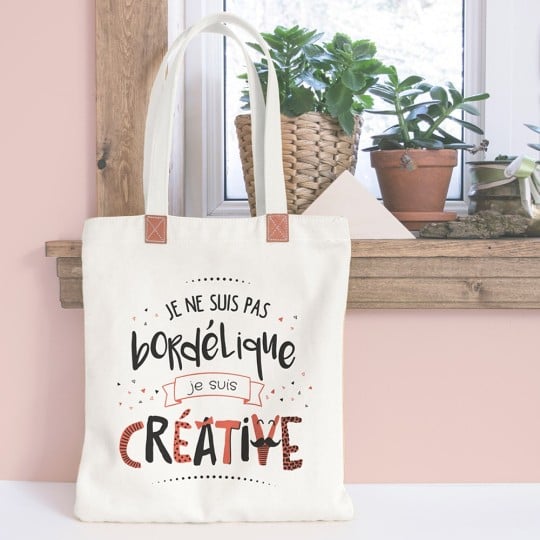 transfert textile pour personnalisé un sac tote bag en coton