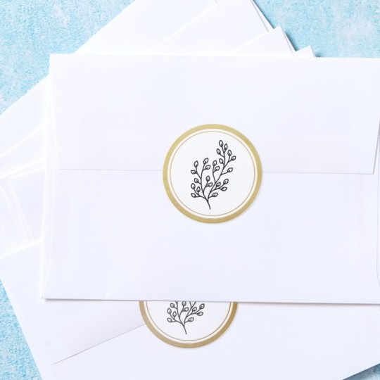 belles étiquettes pour enveloppe