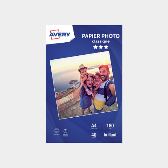 Papier photo brillant A4 180 g/m²