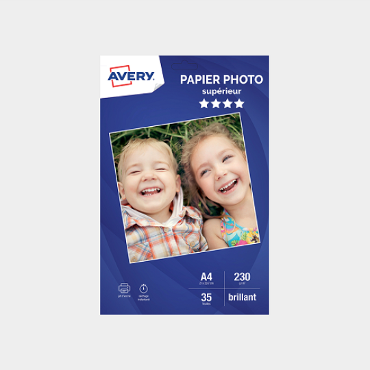 Papier photo brillant A4 230 g/m²