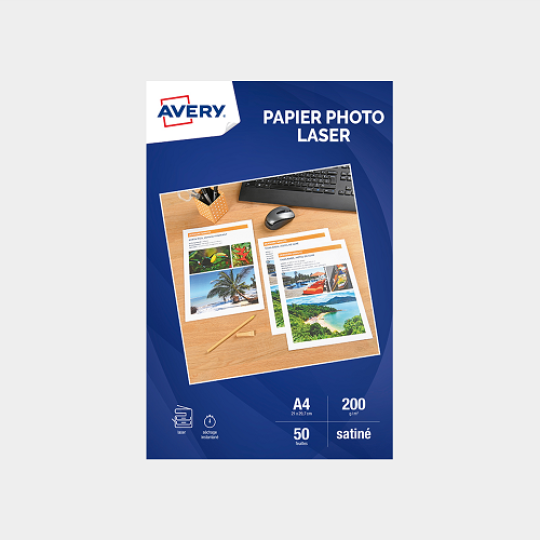 Papier photo brillant ou mat pour imprimante