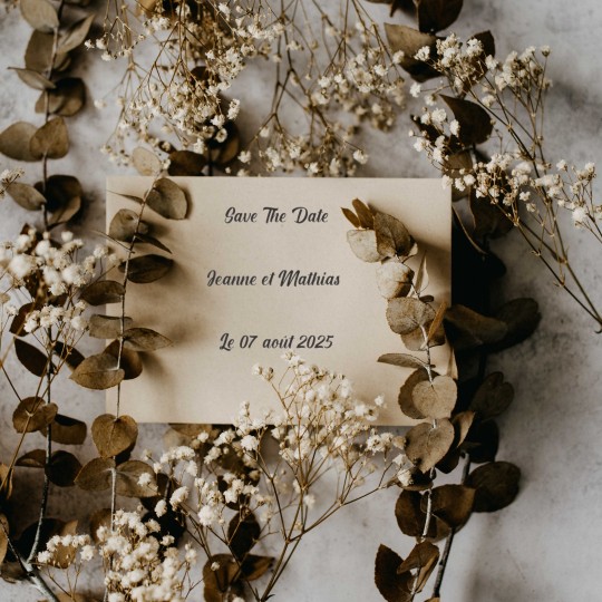 cartons save the date personnalisés
