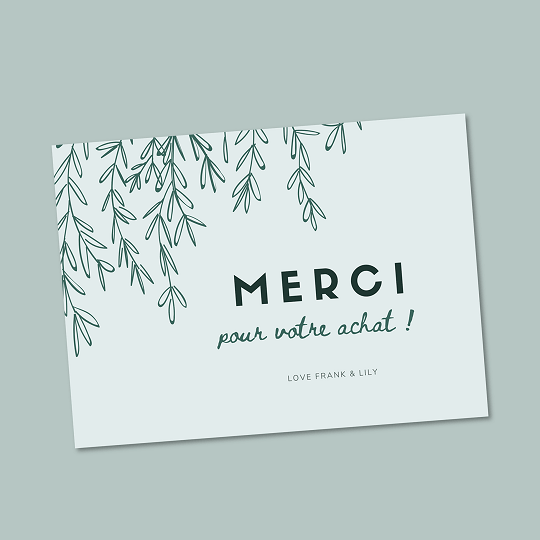 carte postale personnalisée