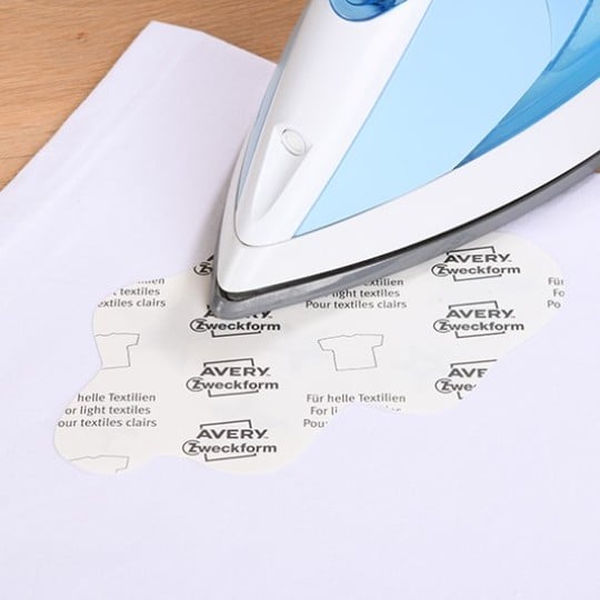 Tutoriel vidéo transfert textile blanc