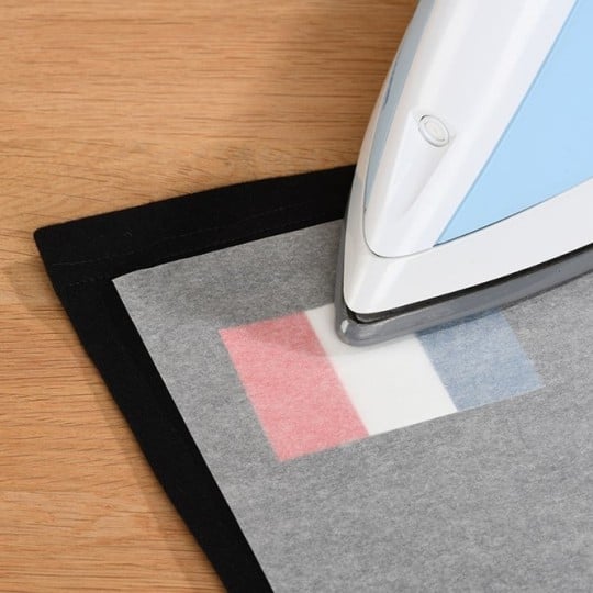 Tutoriel transfert textile noir